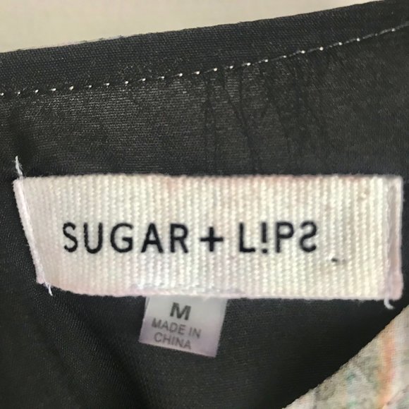 Sugar + Lips / Feather Design Long Sleeve Dress - Picture 9 of 11